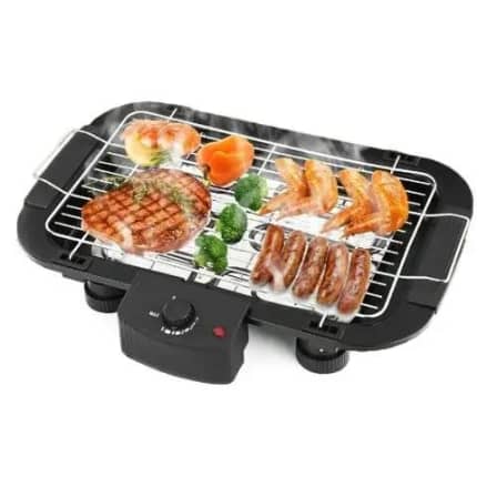 Portable Outdoor Smokeless Electric Pan Grill BBQ Stove 5 Temperature Mode HOT_2