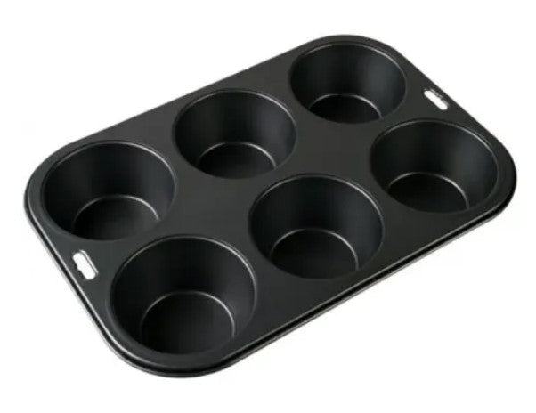 Non-Stick 6 Cup Jumbo Muffin Pan_0