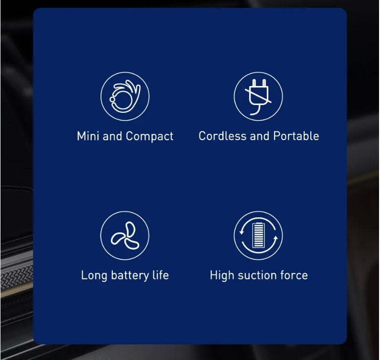 Baseus A1 Car Vacuum Cleaner 4000Pa Wireless Vacuum For Car Home Cleaning - Black_3