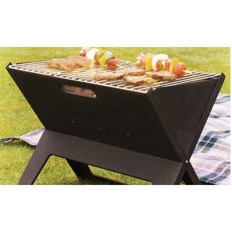 Portable Folding Charcoal BBQ Braai Stand Grill_3