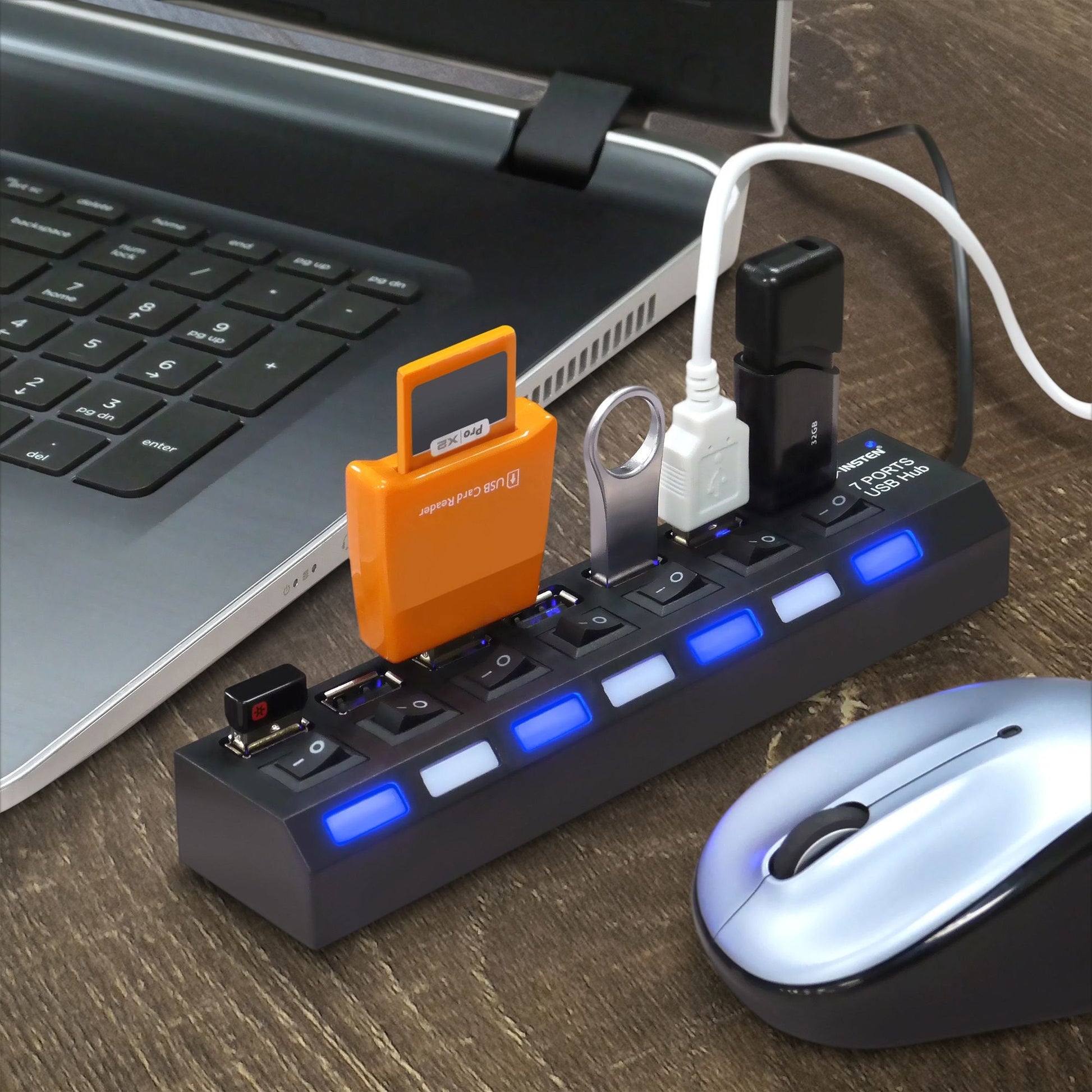 USB 2.0 Hub with 7 Ports_0
