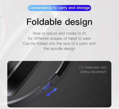 Baseus D02 Wireless Headphone Bluetooth 5.0 - Black_1