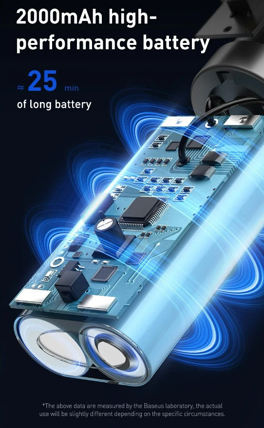 Baseus A1 Car Vacuum Cleaner 4000Pa Wireless Vacuum For Car Home Cleaning - Black_7